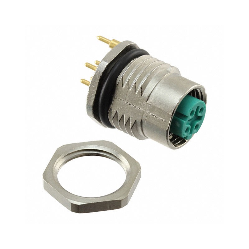 1 pcs : 1456527 - CONN RCPT FMALE 4POS GOLD SOLDER