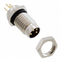 1 pcs : 1694347 - CONN PLUG MALE 4POS GOLD SOLDER