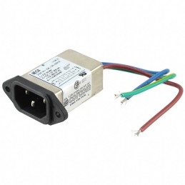 1 pcs : 1-6609017-2 - PWR ENT RCPT IEC320-C14 PNL WIRE