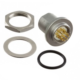 1 pcs : TS2P8M26-BP - CONN RCPT MALE 8POS GOLD SOLDER