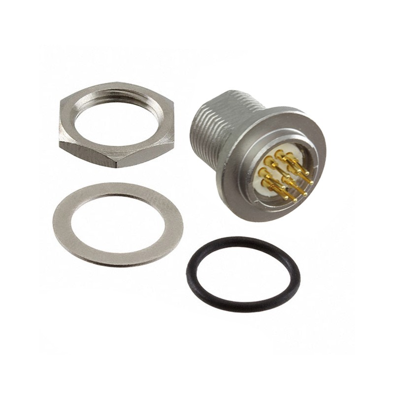 1 pcs : TS2P8M26-BP - CONN RCPT MALE 8POS GOLD SOLDER