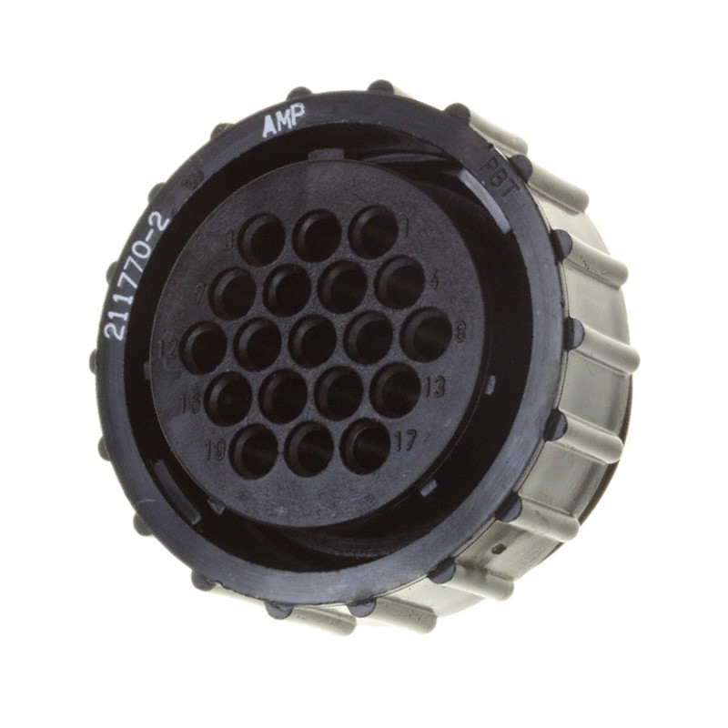 1 pcs : 211770-2 - CONN PLG HSG FMALE 19POS INLINE