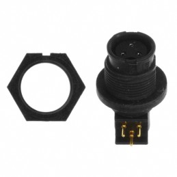 1 pcs : EN3P3FRAPCX - CONN RCPT FMALE 3POS GOLD SOLDER