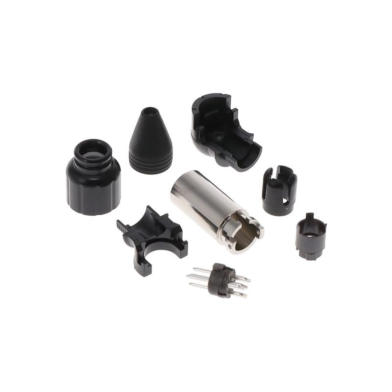 1 pcs : TARA4MX - CONN RCPT MALE MINI XLR 4P SLDR