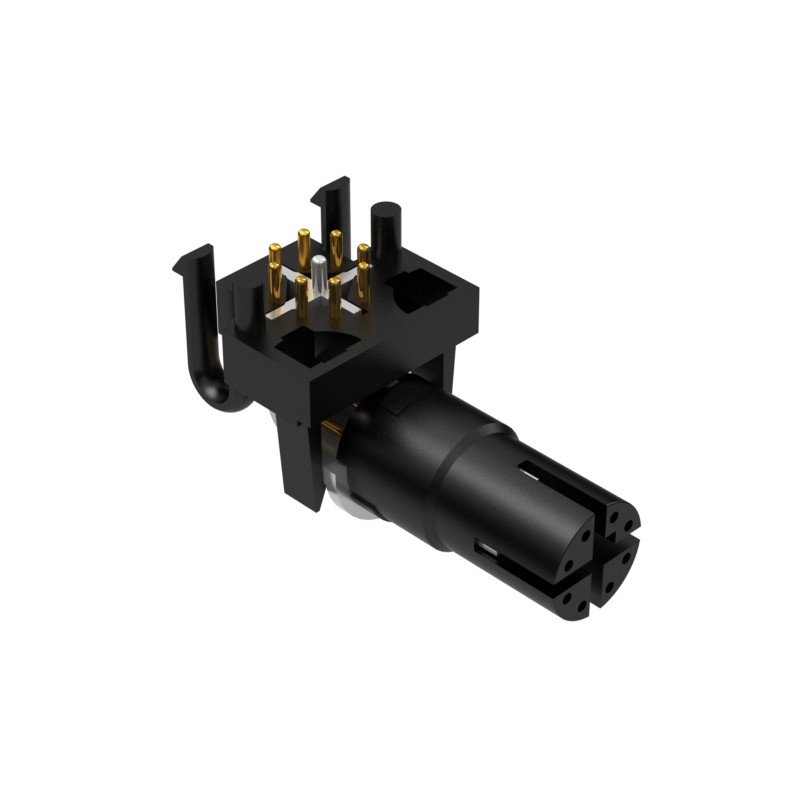 1 pcs : 54-00391 - M12 X-CODE 8POS RCPT PANEL MOUNT