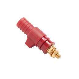1 pcs : 73095-2 - BINDING POST/4MM SAFETY JACK/RED