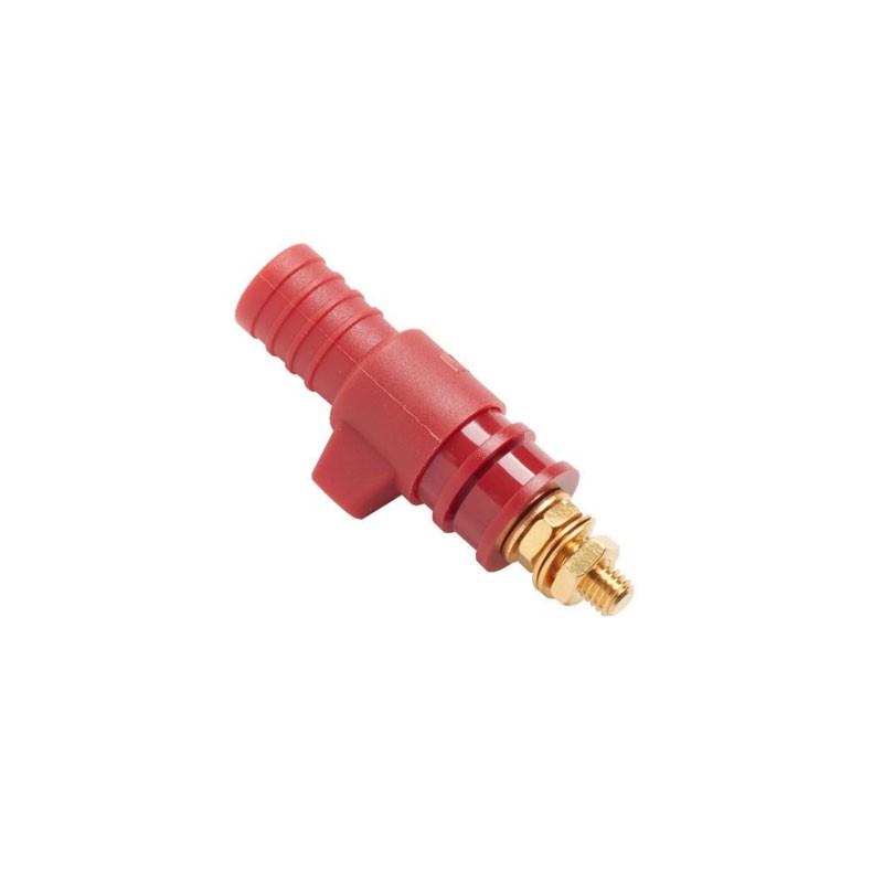 1 pcs : 73095-2 - BINDING POST/4MM SAFETY JACK/RED