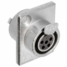 1 pcs : TY5F - CONN PLUG FMALE MINI XLR 5P SLDR