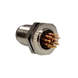 1 pcs : 860-012-113R004 - CONN RCPT MALE 12POS GOLD SOLDER