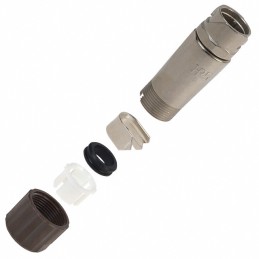 1 pcs : LF10WBPD-4S(31) - CONN PLUG FMALE 4P GOLD SLDR CUP