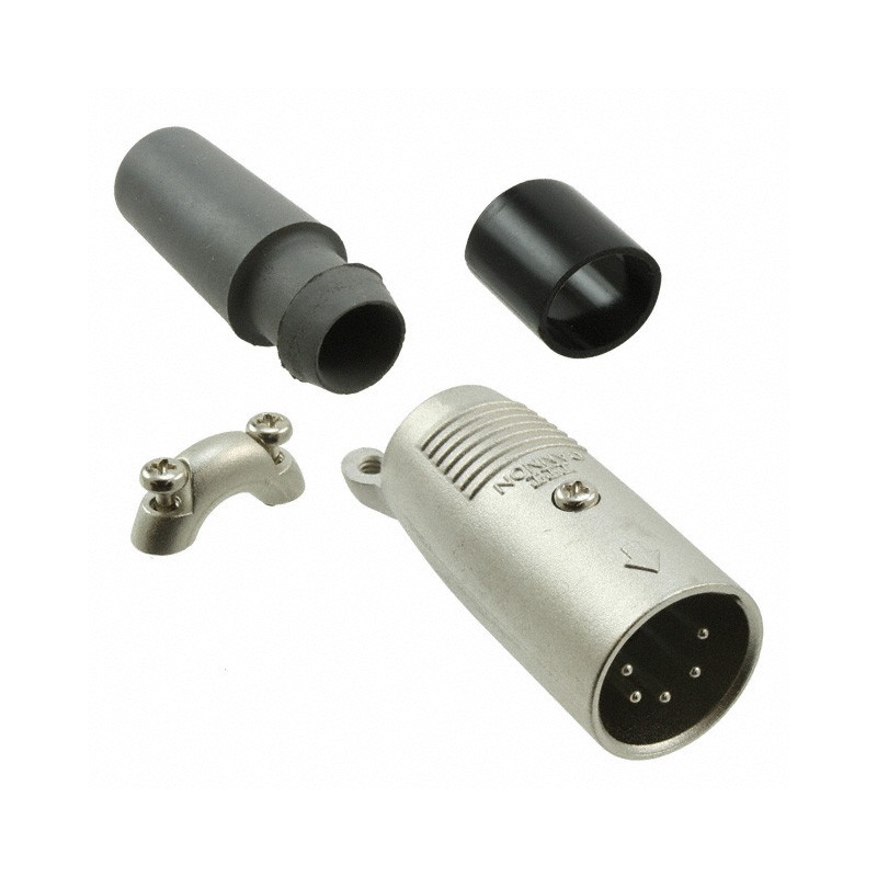 1 pcs : XLR512C - CONN PLUG MALE XLR 5P SOLDER