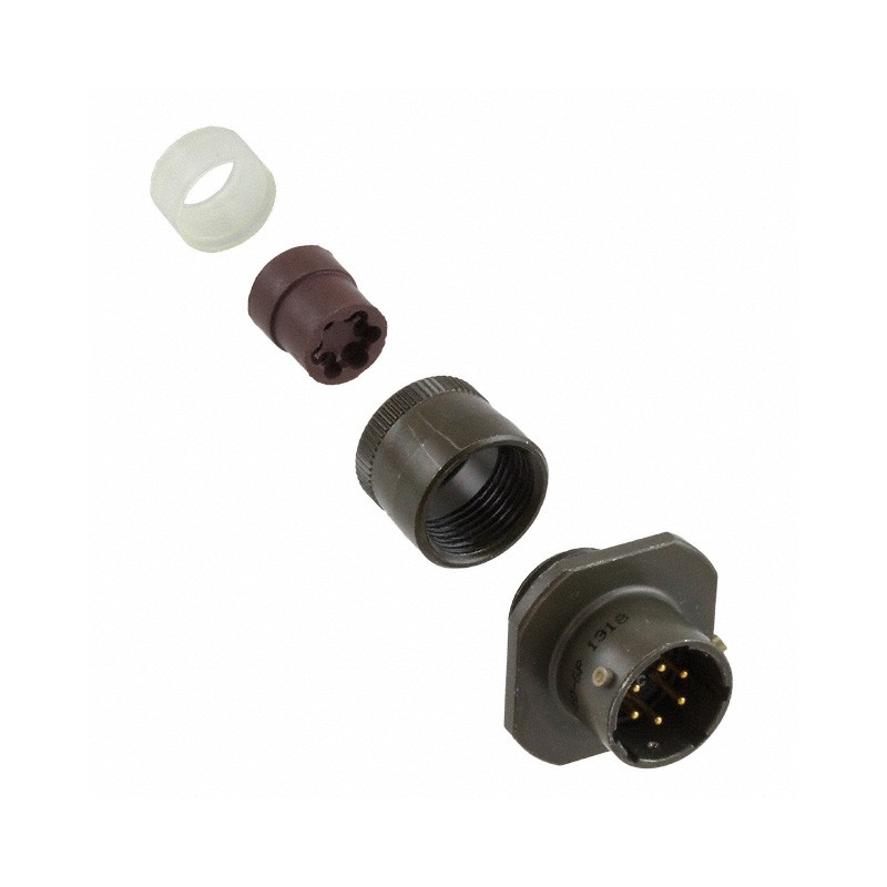 1 pcs : PT01E-10-6P - CONN RCPT MALE 6P GOLD SLDR CUP