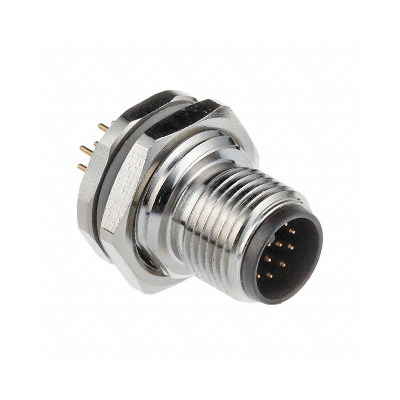 1 pcs : T4140012121-000 - CONN PLUG MALE 12POS GOLD SOLDER