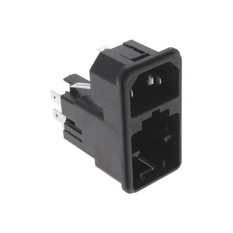 1 pcs : KE10.6200.107 - PWR ENT MOD RCPT IEC320-C14