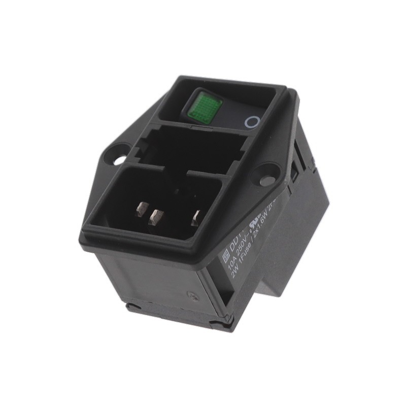 1 pcs : DD11-4132-0202-2100 - PWR ENT MOD RCPT IEC320-C14 PNL