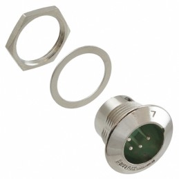 1 pcs : B4M - CONN RCPT MALE XLR 4P SOLDER CUP