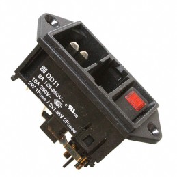 1 pcs : DD11.0123.1110 - PWR ENT MOD RCPT IEC320-C14 PNL