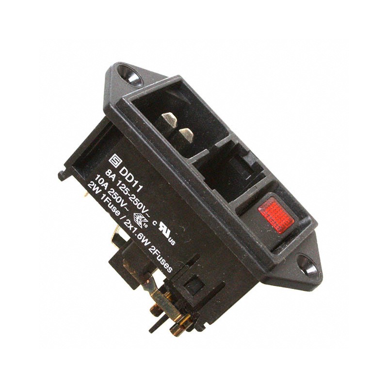 1 pcs : DD11.0123.1110 - PWR ENT MOD RCPT IEC320-C14 PNL