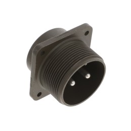 1 pcs : MS3102E22-1P - CONN RCPT MALE 2P SILV SLDR CUP