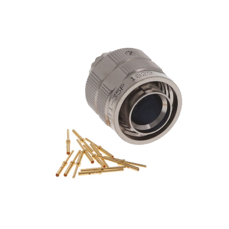 1 pcs : ALM06FD11-35P - CONN PLUG MALE 13POS GOLD CRIMP