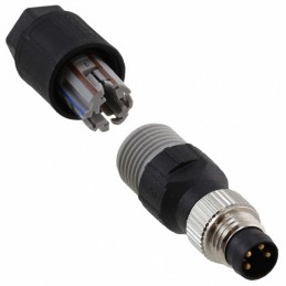 1 pcs : 1441011 - CONN PLUG MALE 4POS GOLD IDC