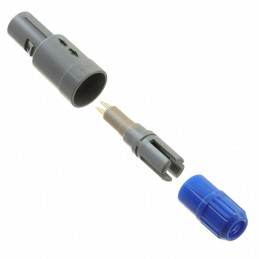 1 pcs : PAG.M0.4GL.AC52A - CONN PLUG MALE 4P GOLD SLDR CUP