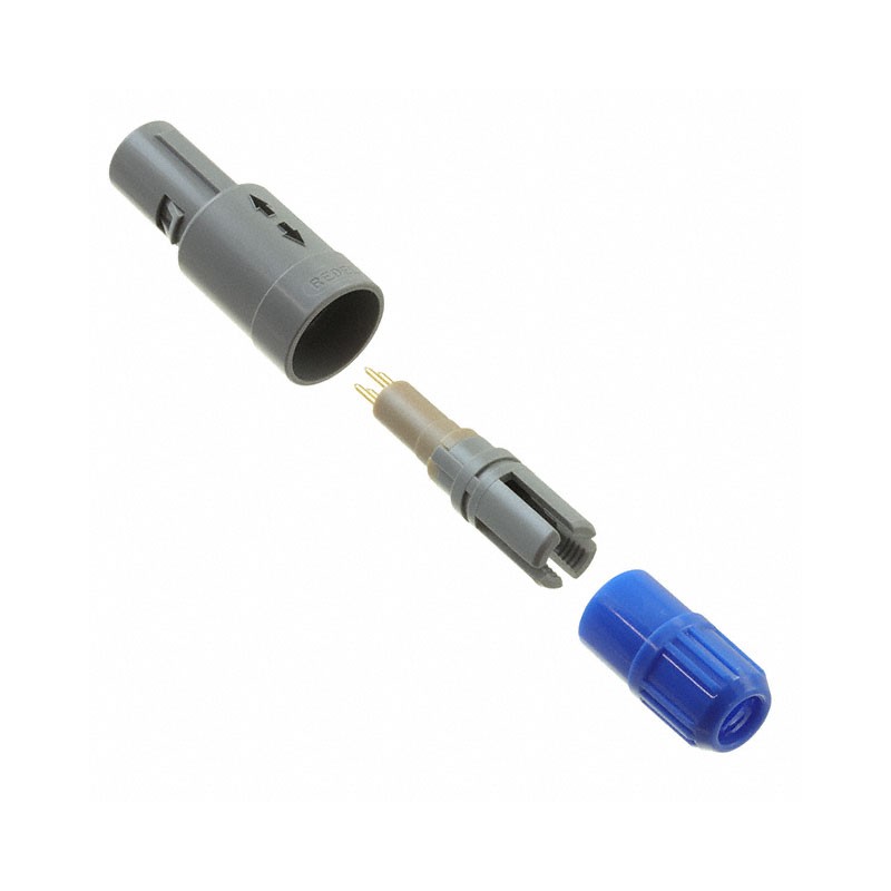 1 pcs : PAG.M0.4GL.AC52A - CONN PLUG MALE 4P GOLD SLDR CUP