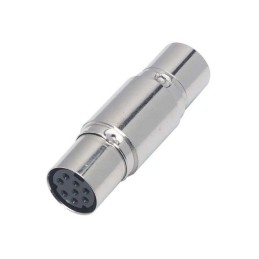 1 pcs : DMB538F - ADPT GNDR CHGR MINI-DIN 8 F/F