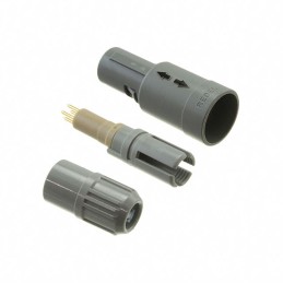 1 pcs : PAG.M0.4GL.AC65G - CONN PLUG MALE 4P GOLD SLDR CUP