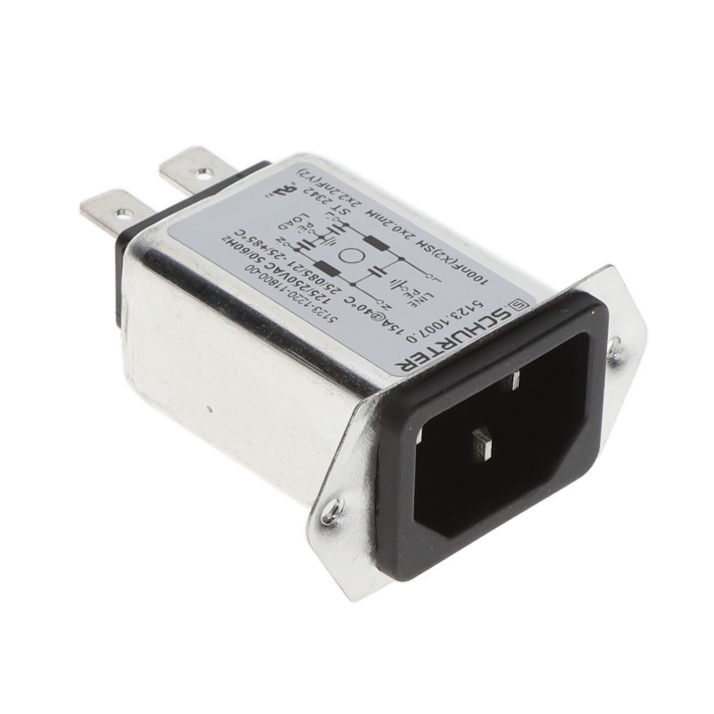 1 pcs : 5123.1007.0 - PWR ENT MOD RCPT IEC320-C14 PNL