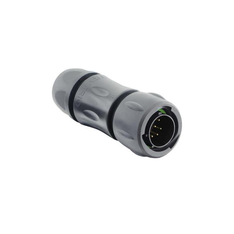 1 pcs : UTSX6JC12E8P - PLUG, WITH CABLE GLAND BACKSHELL