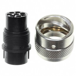 1 pcs : UTG612-8PN - CONN PLUG HSNG MALE 8POS INLINE