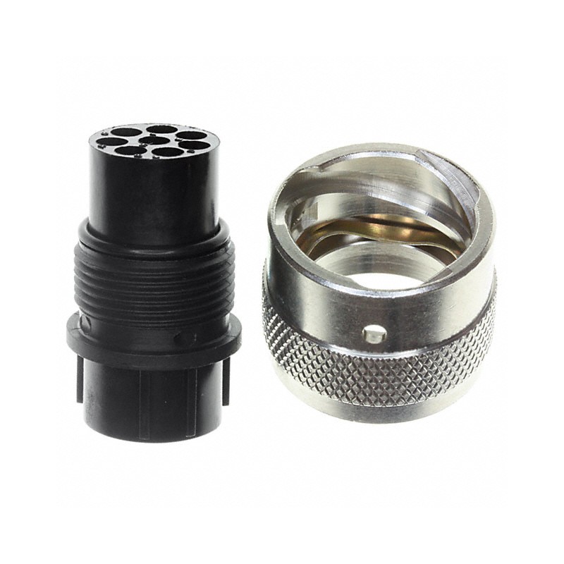 1 pcs : UTG612-8PN - CONN PLUG HSNG MALE 8POS INLINE