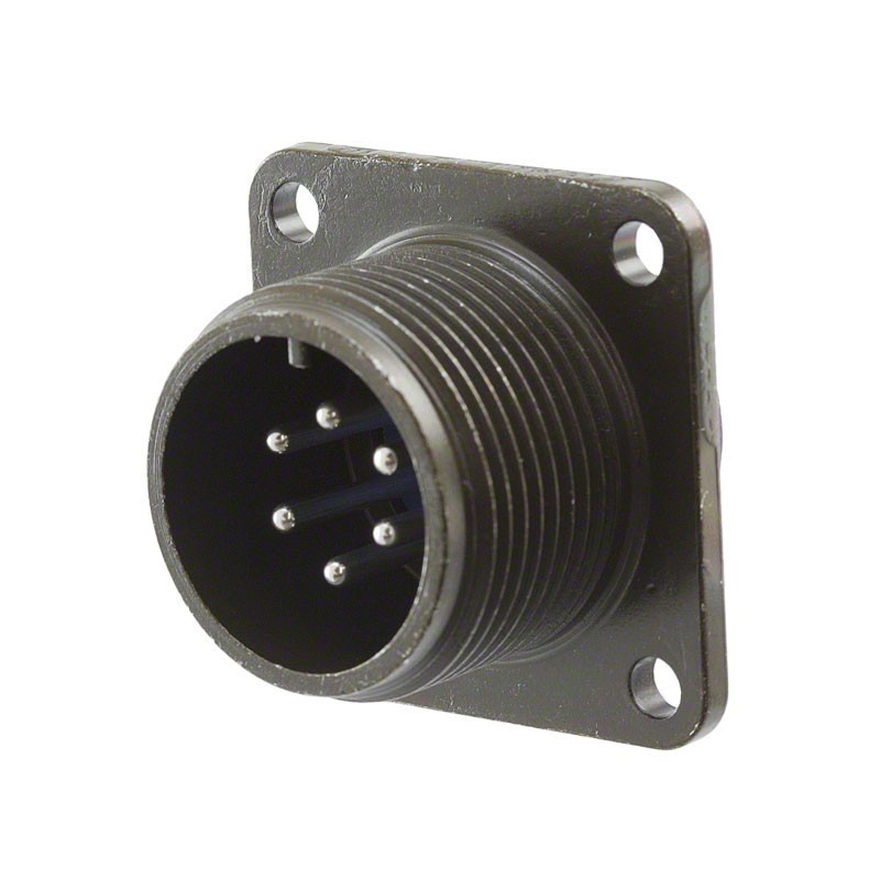 1 pcs : 97-3102A-14S-6P - CONN RCPT MALE 6P SILV SLDR CUP