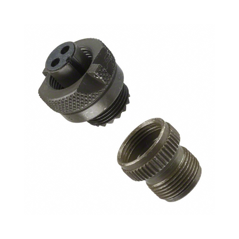 1 pcs : MS3106A10SL-4S - CONN PLUG FMALE 2P SILV SLDR CUP