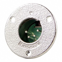 1 pcs : C4M - CONN RCPT MALE XLR 4P SOLDER CUP