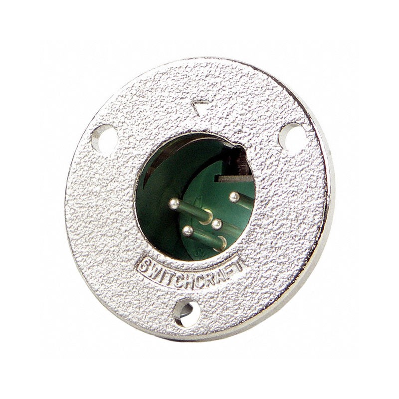 1 pcs : C4M - CONN RCPT MALE XLR 4P SOLDER CUP