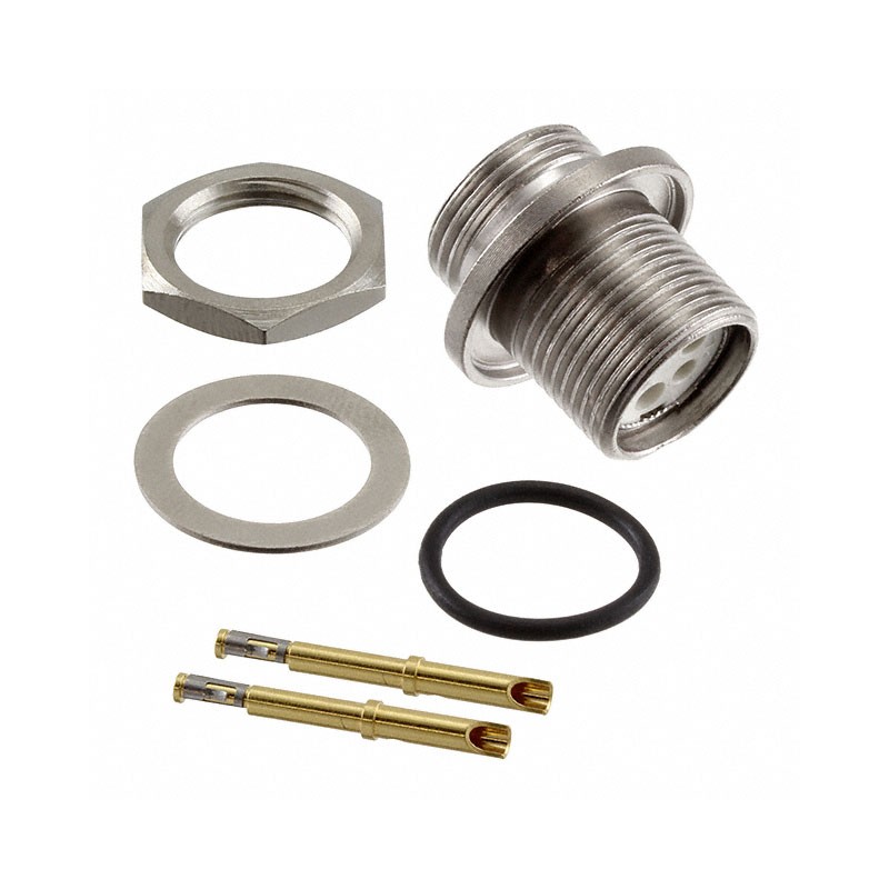 1 pcs : TS2P2F20 - CONN RCPT FMALE 2POS GOLD CRIMP