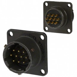 1 pcs : PT02E-12-10P - CONN RCPT MALE 10P GOLD SLDR CUP