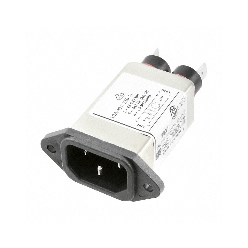 1 pcs : 15EH4 - PWR ENT RCPT IEC320-C14 PANEL QC