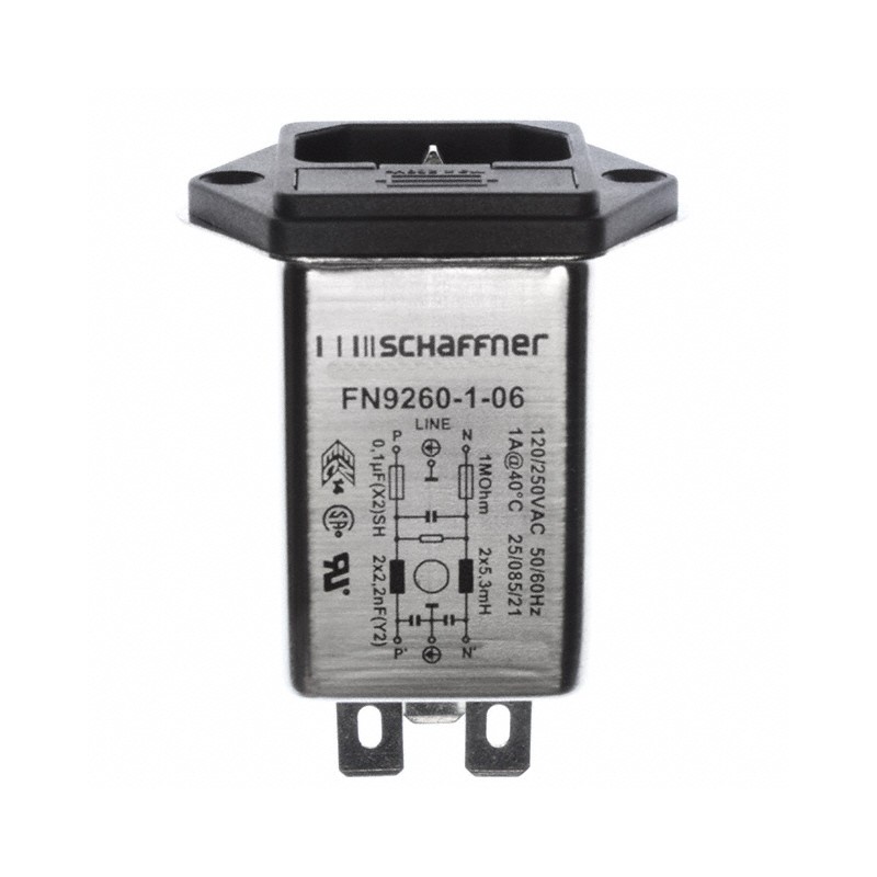 1 pcs : FN9260-1-06 - PWR ENT MOD RCPT IEC320-C14 PNL