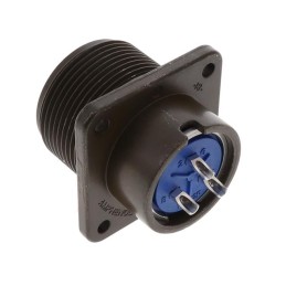 1 pcs : 97-3102A18-22P - CONN RCPT MALE 3P SILV SLDR CUP