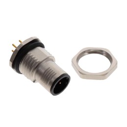 1 pcs : 1551516 - CONN PLUG MALE 4POS GOLD SOLDER