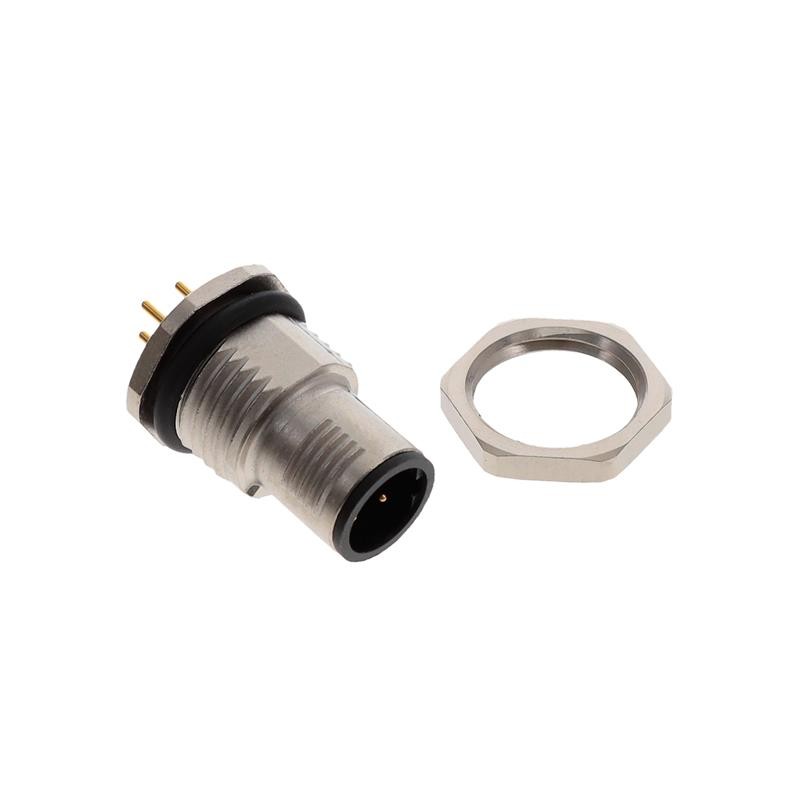 1 pcs : 1551516 - CONN PLUG MALE 4POS GOLD SOLDER