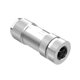 1 pcs : 55-00191 - M12 X-CODE 8POS RCPT FREE HANG