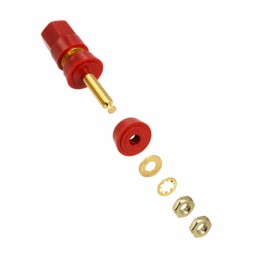 1 pcs : 5018-2 - CONN BIND POST HEX RED