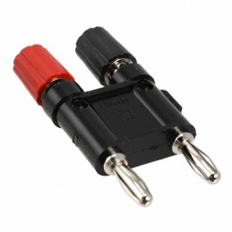 1 pcs : 1286 - CONN BIND POST DL FLUTD BLK/RED
