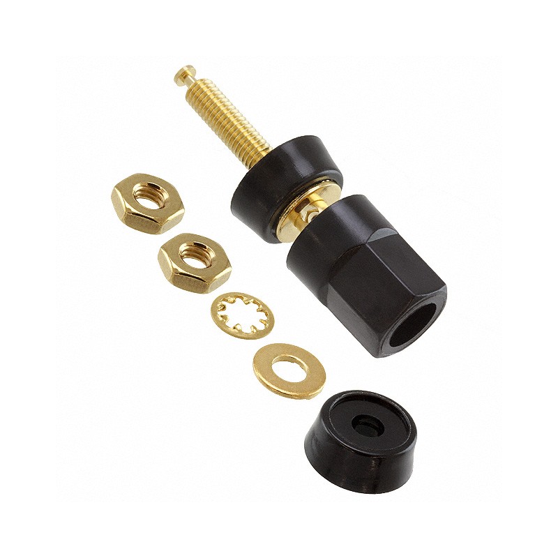 1 pcs : 5018-0 - CONN BIND POST HEX BLACK