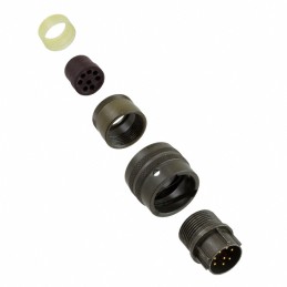 1 pcs : PT06E-12-8P - CONN PLUG MALE 8P GOLD SLDR CUP