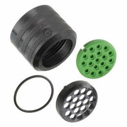 1 pcs : CL113102 - CONN BACKNUT 3 BLACK